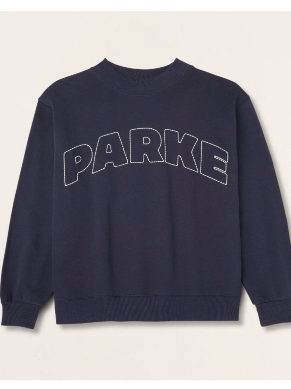 Parke x Target Navy Mockneck Sweatshirt -
